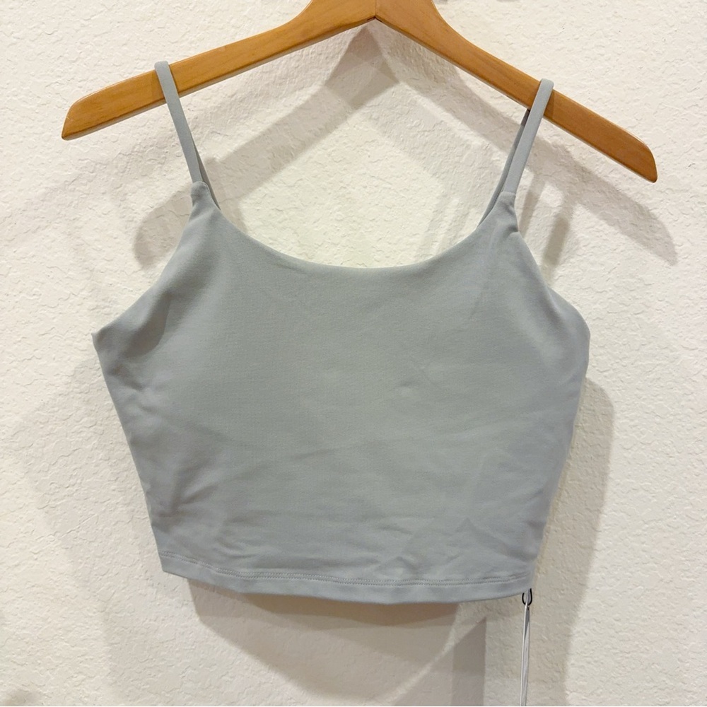 J.ING Light Green Padded Active Sports Yoga Bra Tank Top NWT Size L